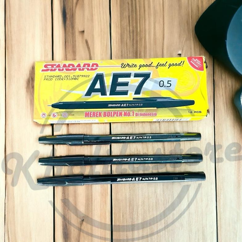 

Pulpen Standard AE7 Alfatip 0.5mm isi 12 pcs yang laris