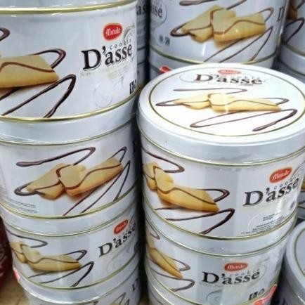 

Monde Cookie D'Asse 225Gr Biskuit Kaleng Lebaran Enak