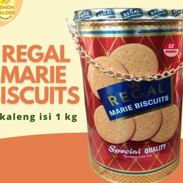 Regal Marie Biskuit Kaleng 1 Kg / Basket Biscuits Marie Regal