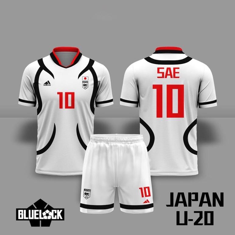 Terlaris Jersey Anime Blue Lock Japan U 20 Diskon