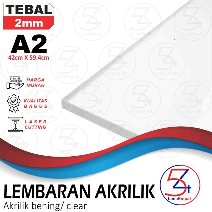 

Sale Acrylic Sheet Lembaran Akrilik Transparan Clear Bening - A2