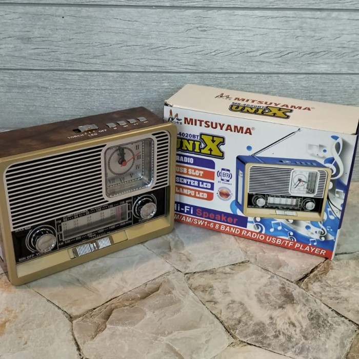 Termurah Radio Klasik Mitsuyama Ms-4020Bt Tipe Unix