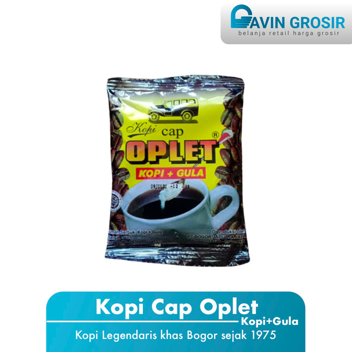 

Kopi Cap Oplet plus (Kopi + Gula) 20 sachet harga murah