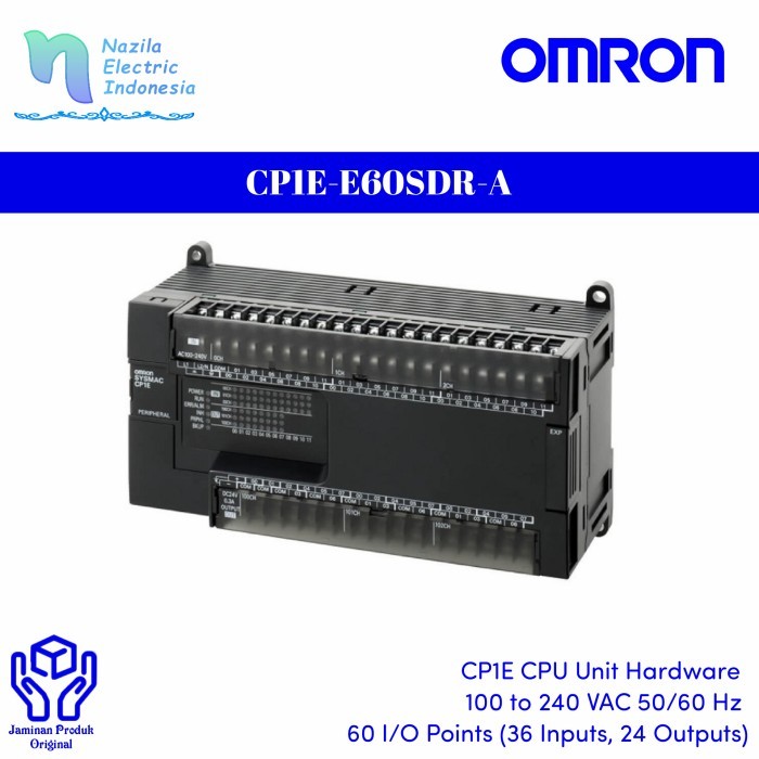 NEW SALE Omron PLC CP1E-E60SDR-A 60 I/O CP1EE60SDRA / E60SDRA Original