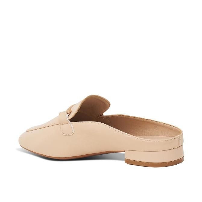 NCY SHOES SEPATU WANITA KYOTO MULES WARNA CREAM SEPATU SLIP ON SNEAKERS SELOP LOAFERS SHOES KANTOR F