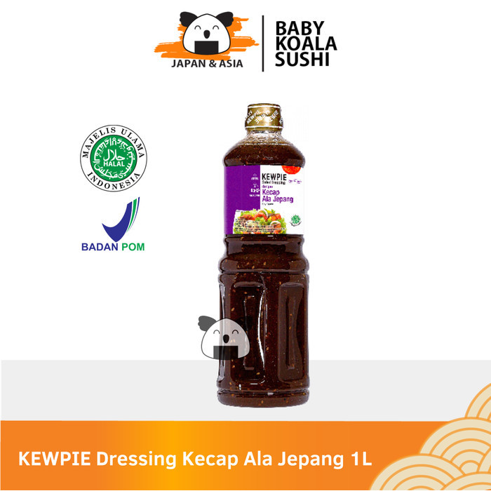 

Ready Kewpie 1Liter Salad Dressing Sesame Soy Sauce Kecap Ala Jepang