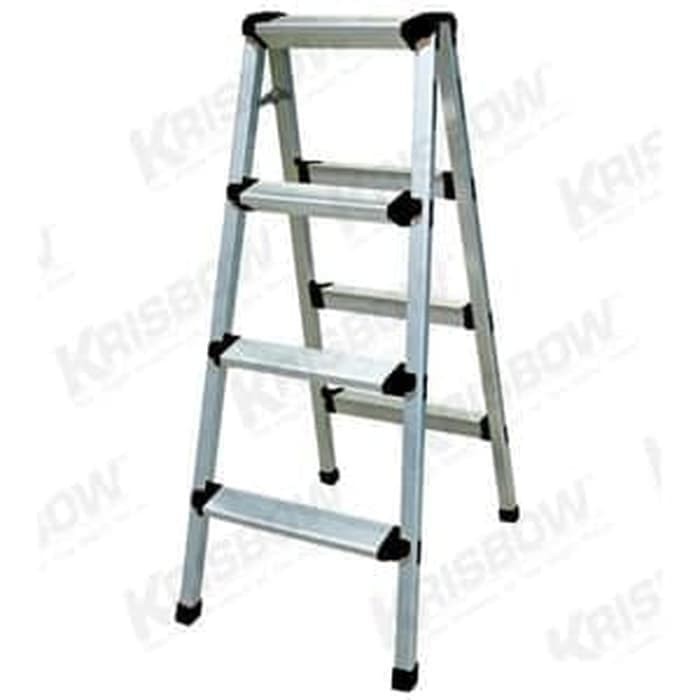 Tangga Lipat Aluminium Krisbow 5 STEP 1 3M ALUMINUM KW0101839