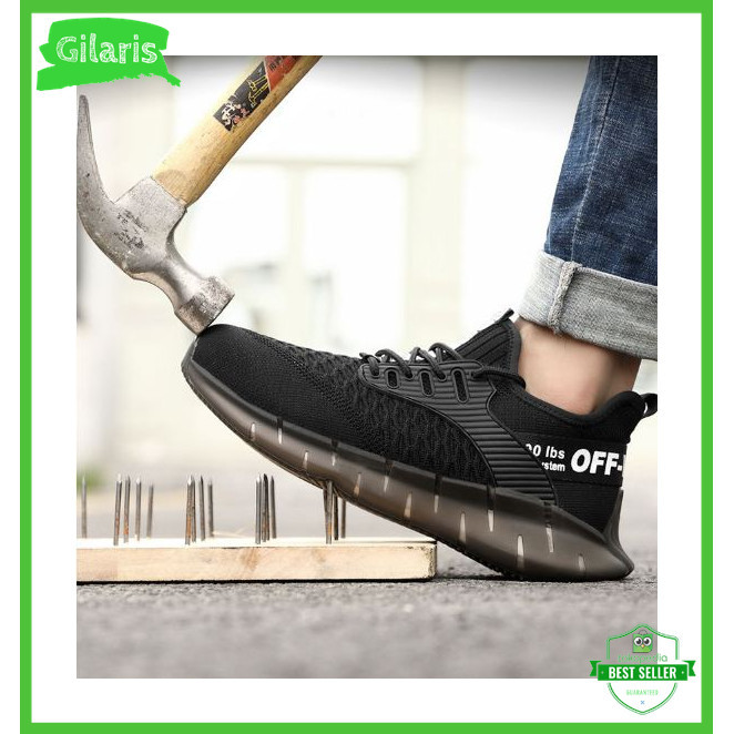 Sepatu king septi unisex hitam/ abu-abu casual uk 36-48 like krisbow