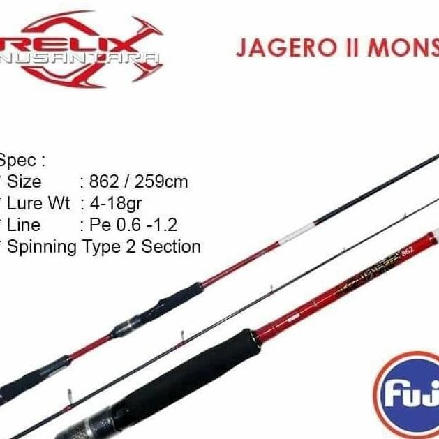 Joran Cangkek Jagero 802 Relix Nusantara - ALAT PANCING - AKSESORIS [terbaik]