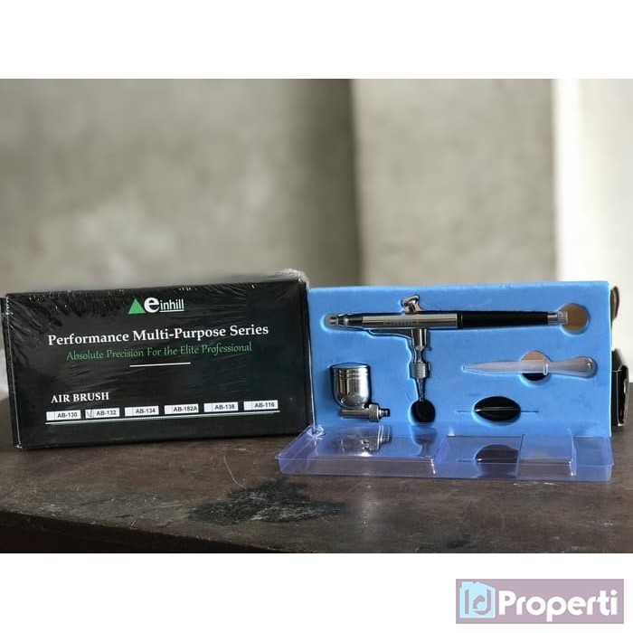

T E R B A R U Einhill AB 132 Airbrush Tabung Samping Spray Gun Lukis Air Pen Brush