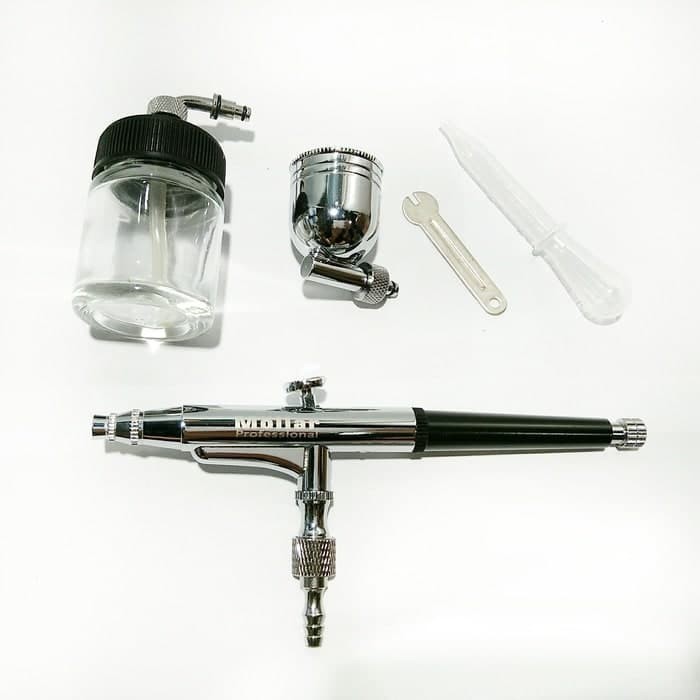 

T E R B A R U Pen brush mollar dual cup double trigger action air brush nozzle 0.3mm