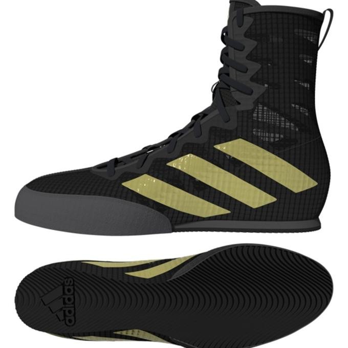 . Adidas Boxing Shoes Box Hog 4 Gold - Adidas Sepatu Tinju Boxing