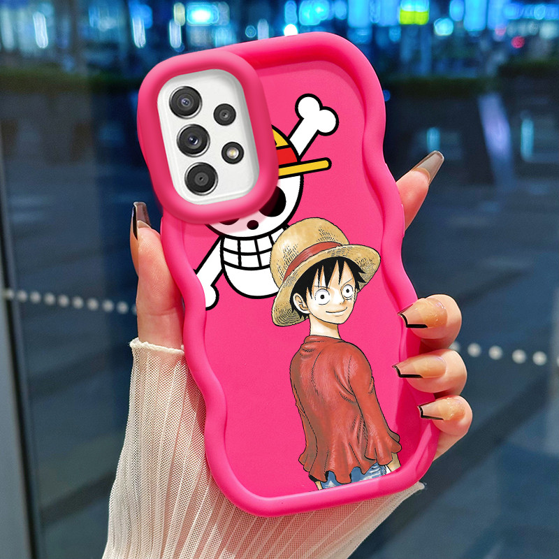 Casing Hp Untuk Samsung A52 4G A52 5G A52s Case Casing One Piece Luffy Softcase HP Kesing Macaron tr
