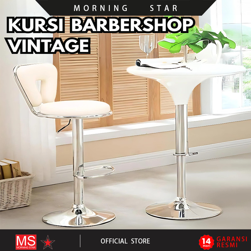 Kursi Bar Stool Hidrolik / Kursi Bar Putar / Kursi Bar Cafe / Kursi Bar Besi / Kursi Ergonomis