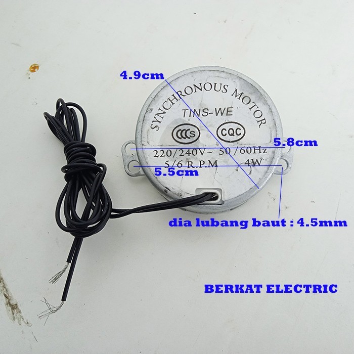 ,,,,,,,] SYNCHRONOUS MOTOR KIPAS ANGIN ROTARI SWING AS KURUS / PANJANG