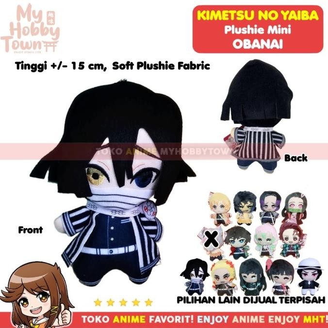 Boneka Anime Kimetsu no Yaiba Demon Slayer Mini Plushie Doll Tanjiro