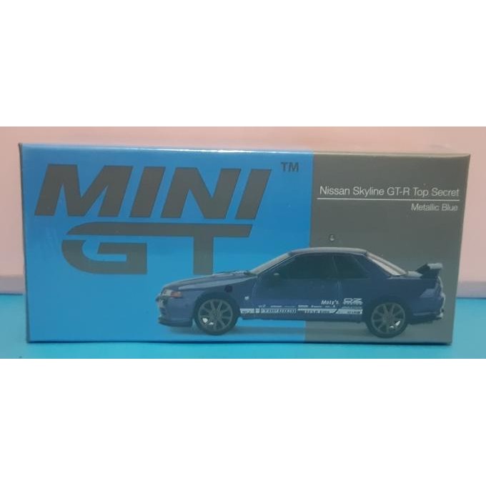 MiniGT Mini GT 589 Nissan Skyline GT-R Top Secret Metallic Blue