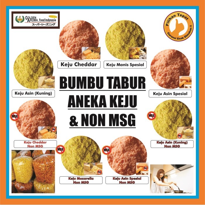 

Lhiu - Bubuk Bumbu Tabur Rasa Keju Cheese Nasi Snack Cimol Keripik Gafi