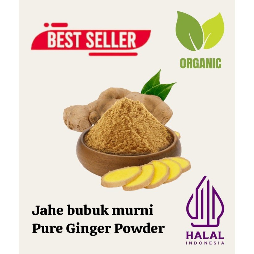 

Lhiu - Jahe Bubuk Murni 1 Kg / Pure Ginger Powder Premium Solusi Bumbu Rempah