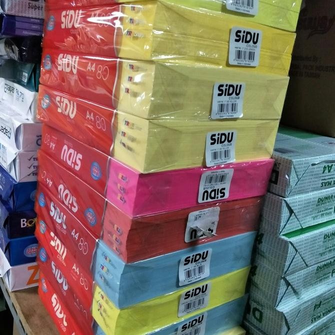 

TERMURAH - Kertas Spektra HVS Warna 80 gram / Rim