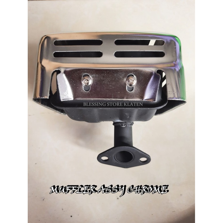 *$*$*$*$] SPAREPART GASOLINE GX160 - KNALPOT ASSY CHROME GX160 / MUFFLER ASSY