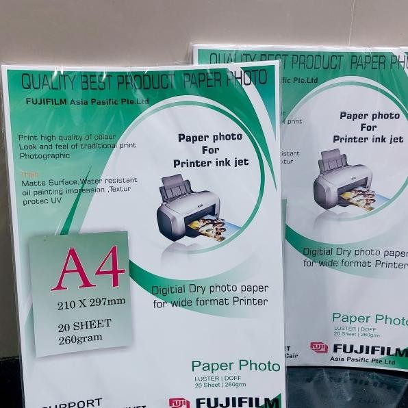 Kertas Foto Fujifilm Silky / Doff