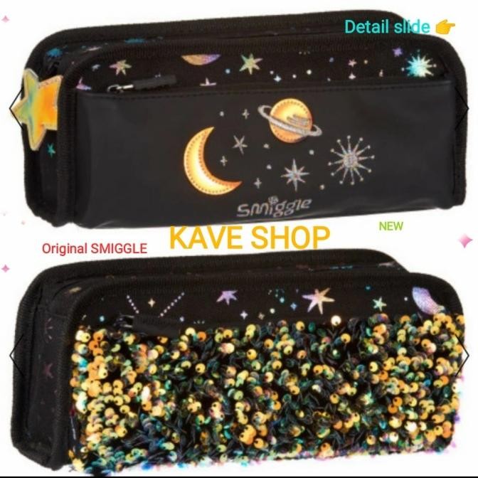 

Smiggle original Pencil Case : Threefold Lunar - NEW - Recommended