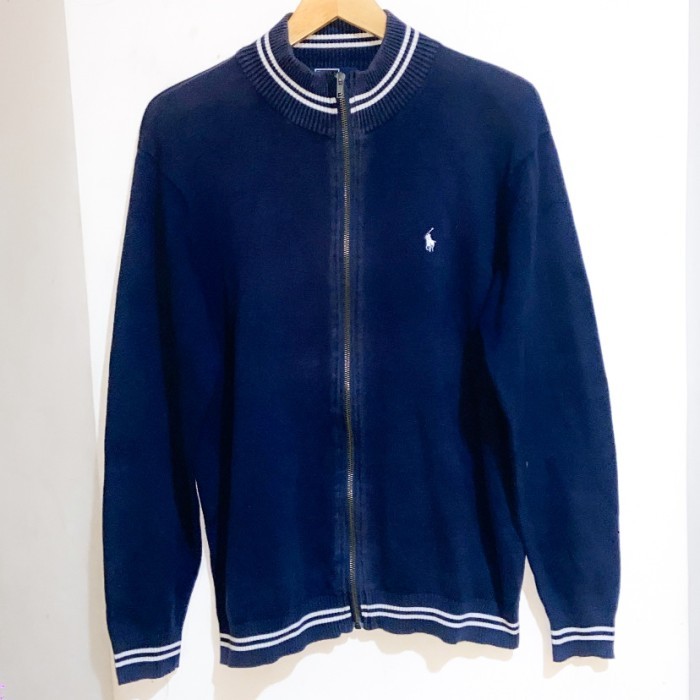 JAKET TRACKTOP POLO RALPH LAUREN NAVY LIST
