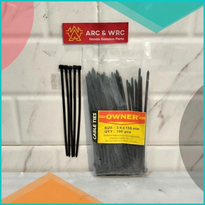 

Cable Kabel Tie Ties Ukuran 3.6 X 150mm & 200mm 150/200 SATUAN 140BZ4