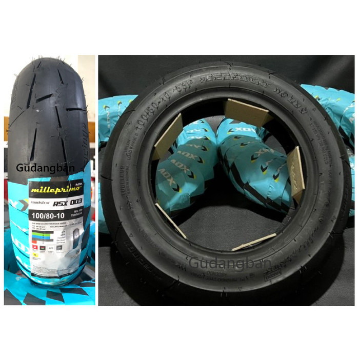 Ban ADX 100 80 10 RSX 003 roadstrxr Milleprimo Ban luar motor Balap Soft compound Vespa Kymco GP