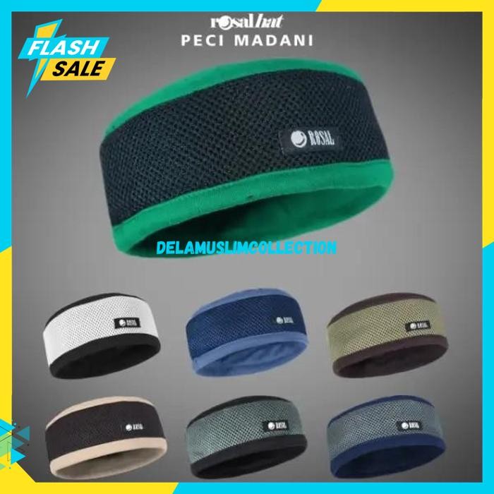 PECI MADANI ROSAL PECI ELEGAN BAHAN LEMBUT DAN ADEM PECI HIJRAH BY DELA MUSLIM COLLECTION BAIK