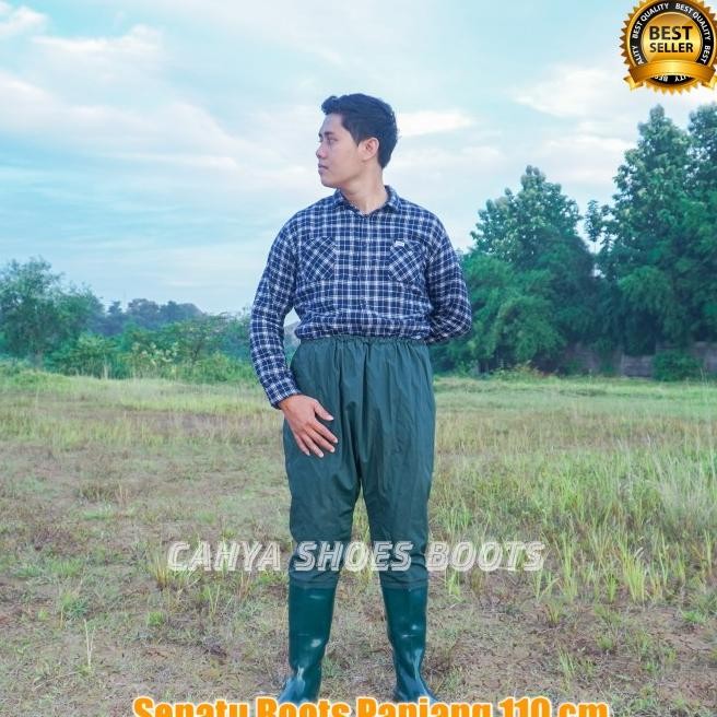 Sepatu Boot Boots Celana Karet Panjang Sawah Mancing Kebun Petani