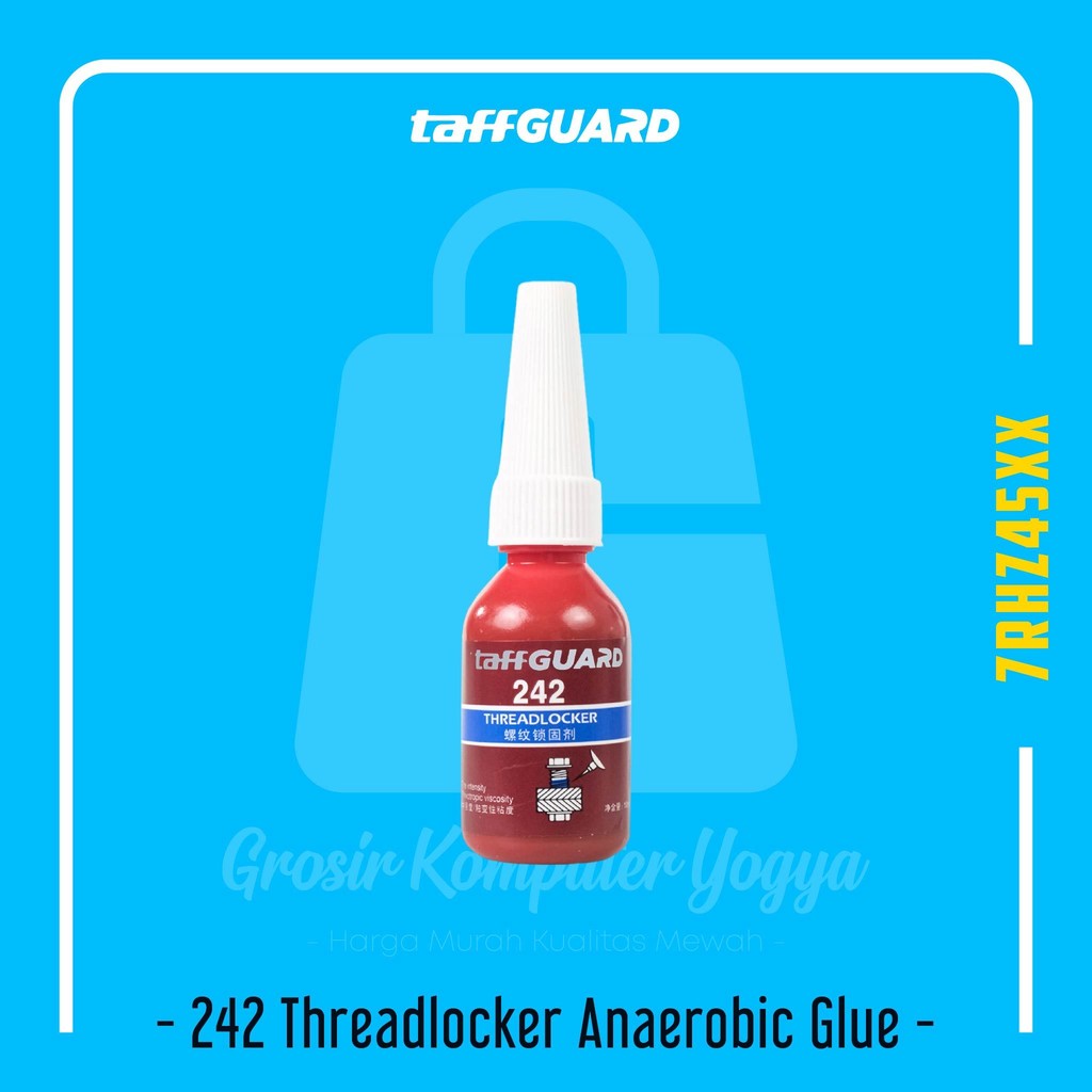 

TaffGUARD 242 10ml Blue Threadlocker Anaerobic Glue Lem Baut