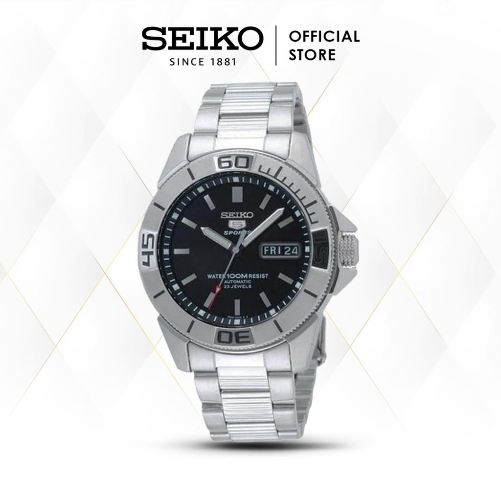 Jam Tangan Pria Seiko 5 Sports Original SNZE09 SNZE09K1 Stainless