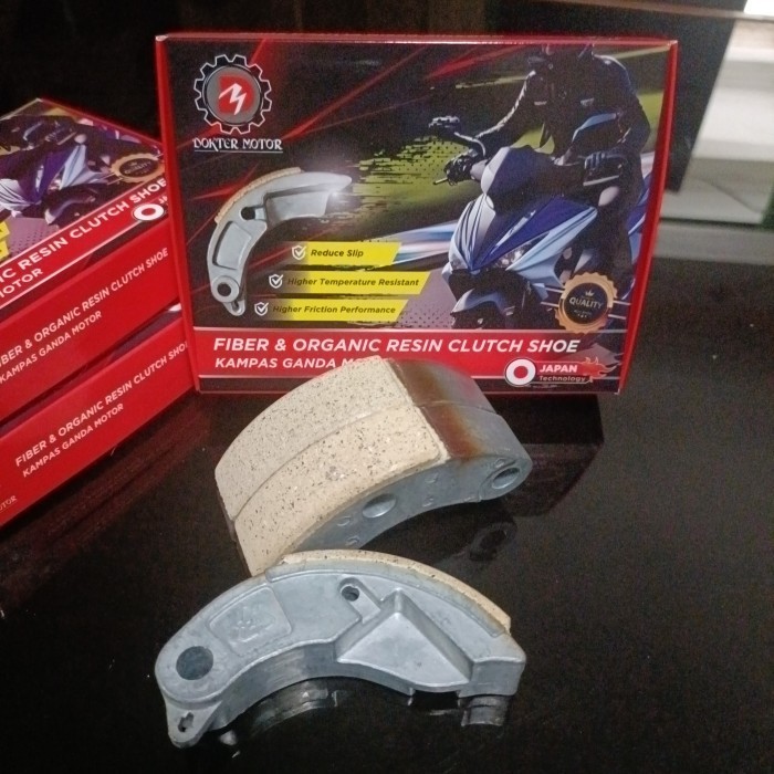 Kampas Ganda only merk Dokter Motor tipe 2DP untuk nmax, aerox, vario,