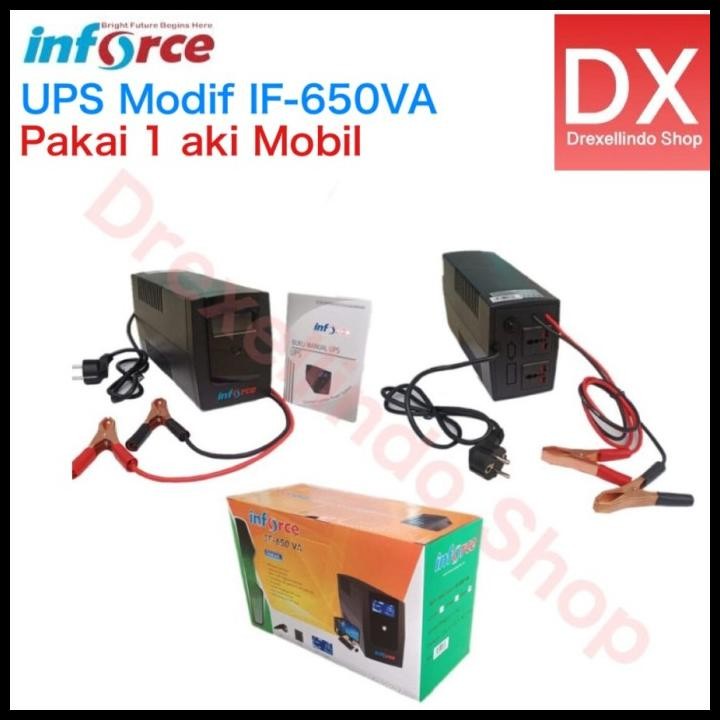 Ups Modif Inforce If-650 Wa Avr Lcd Display No Baterai