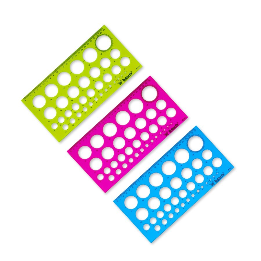 

Penggaris Cetakan Bulat Butterfly - BT-9550