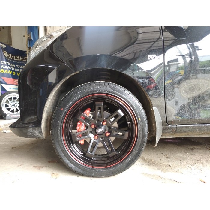 Paket Velg Toyota Calya Ring 16 HSR Wheel Daimon Agya brio sigra