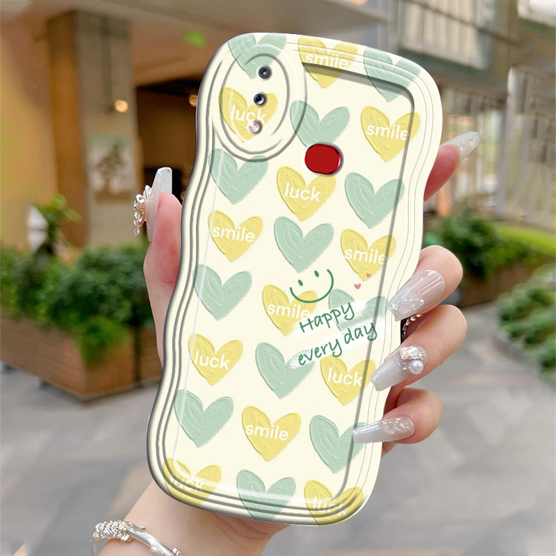 Casing Hp Untuk Samsung Galaxy A10s M01s Case HP casing pelindung ponsel Smiley Softcase  silikon Ke