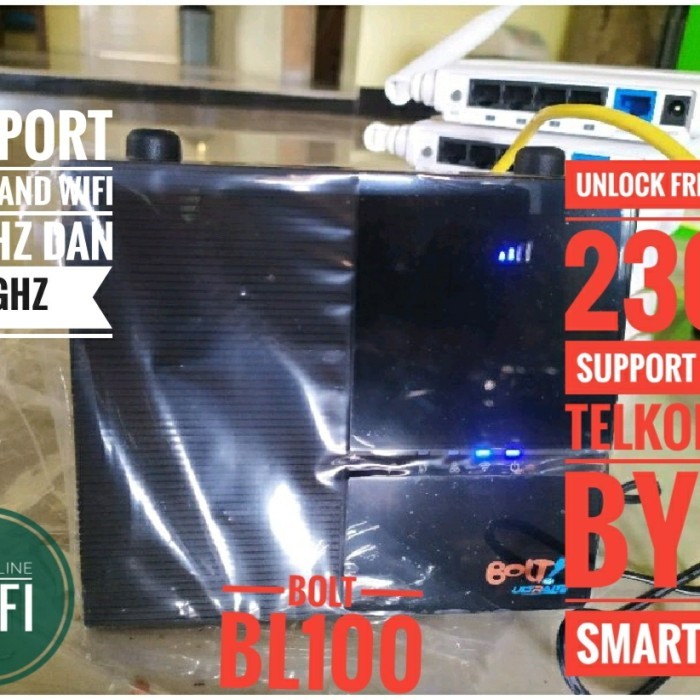 TERBARU Modem Wifi Home Router Bolt Helios BL100 Sudah Unlock 4G LTE