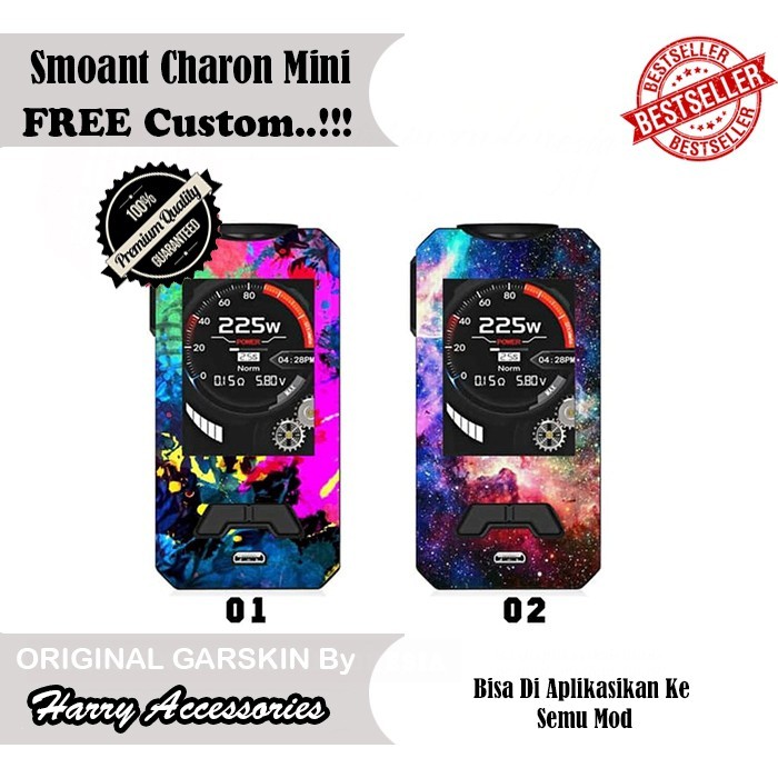Buy1Get1 Smoant Charon Mini Garskin Stiker Fullbody Premium Bisa Custom Bukan Case