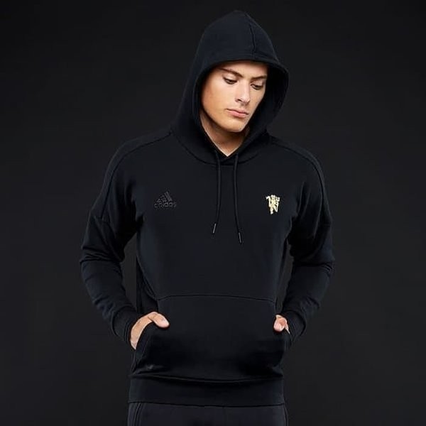 Jaket Hoodie Sweater Jumper MU Manchester United Hitam Putih Obral *