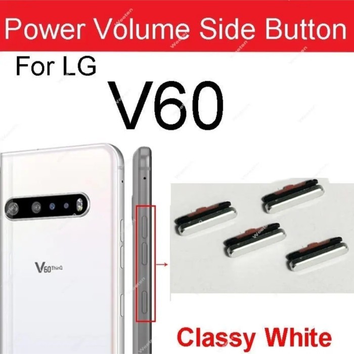 TOMBOL SAMPING LG V60 THINQ