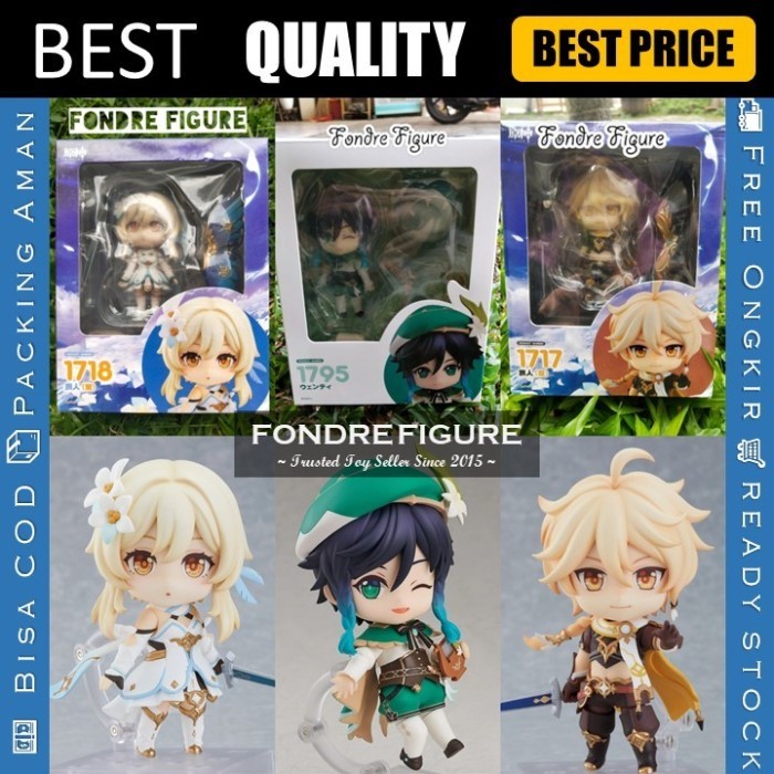 NENDOROID TRAVELER LUMINE 1718 AETHER 1717 NENDO GENSHIN IMPACT FIGURE