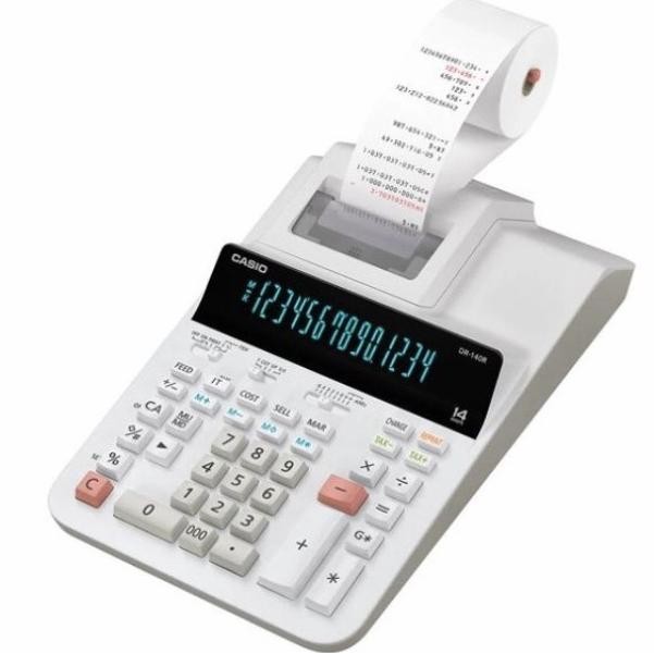 

CASIO DR-140R PUTIH KALKULATOR CETAK/KASIR -14DIGIT / estilostoreid LTF