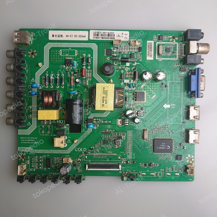 MOTHERBOARD TV LED MITO 32 INC MODEL 3221 MAINBOARD MESIN MOBO MB 3221