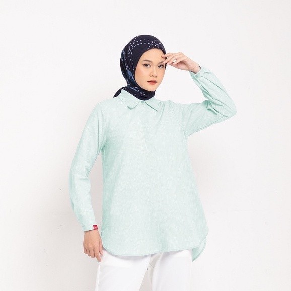 Tunik Atasan Wanita Dauky M Tunic Katun Irvine Kemeja Katun Busui