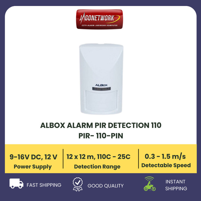 Albox Alarm Pir Detection Pir 110