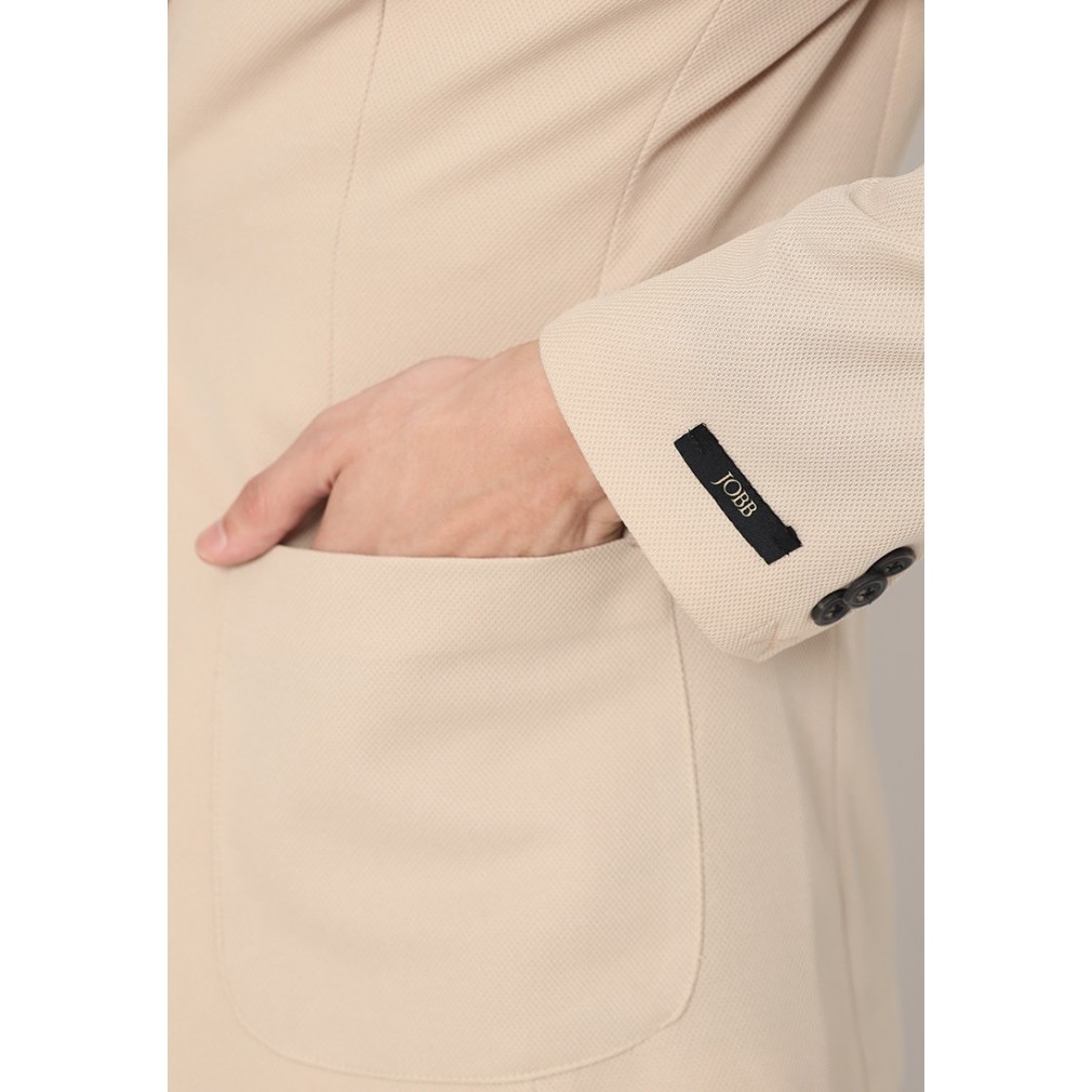Jobb Bingham Jas Pria Slim Fit Beige New