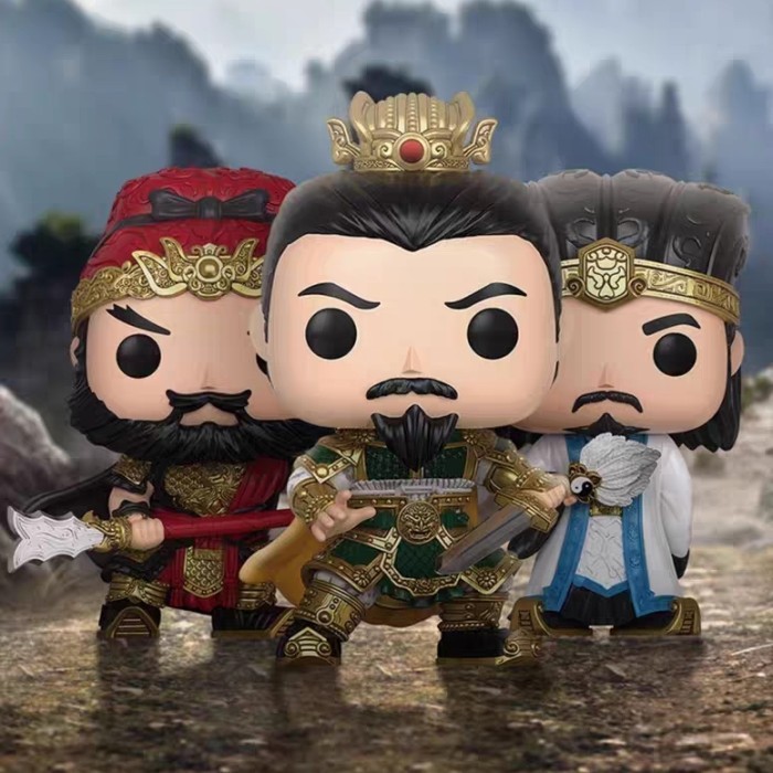 Funko Pop Asia Three Kingdoms Guan Yu Zhuge Liang Liu Bei Cao Cao